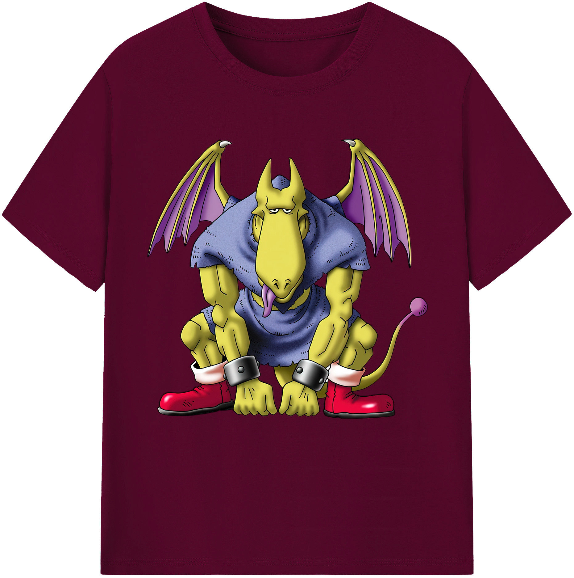 （画像用） ドラゴンクエスト Doragon Kuesuto Dragon Quest レディースカジュアルプリントTシャツ（綿100％）